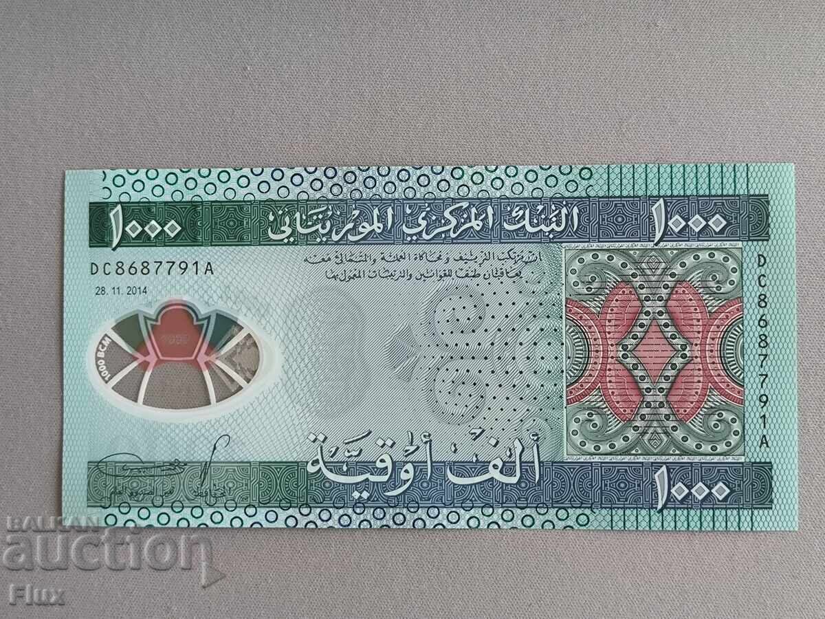 Банкнота - Мавритания - 1000 угия UNC | 2014г.