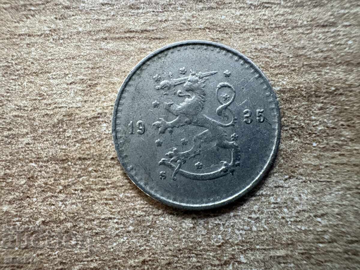 Финландия - 25 пенита (1935) с цена 0.60 €