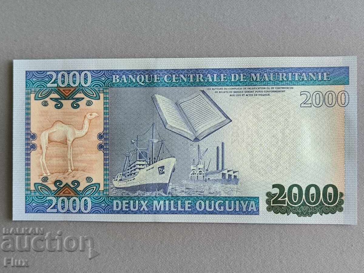 Banknote - Mauritania - 2000 Ouguiya UNC | 2011 with price € 4.60 | 9.00 BGN