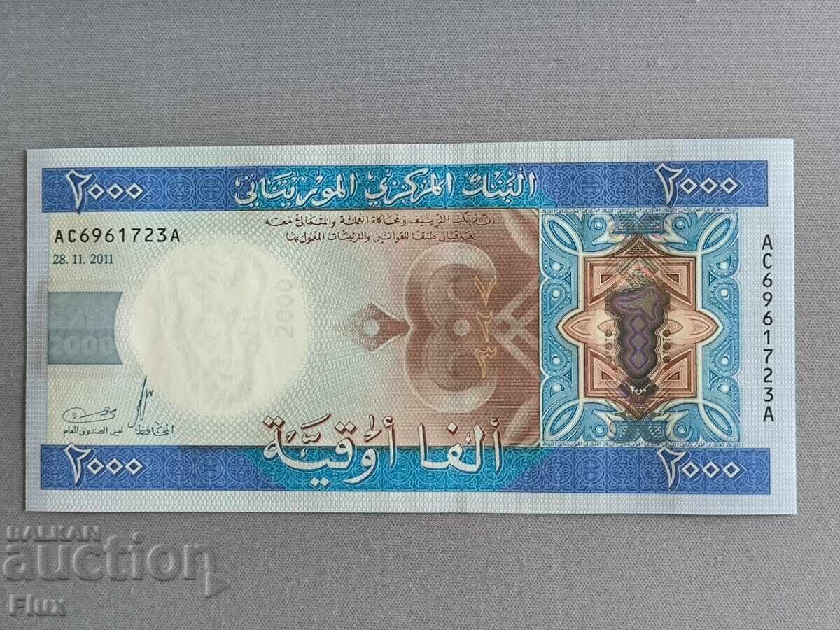 Banknote - Mauritania - 2000 Ouguiya UNC | 2011