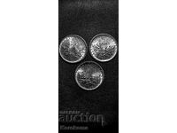 3x5 Френски Франка 1960/64 Сребро от 1ц.БЗЦ.Чети описанието!