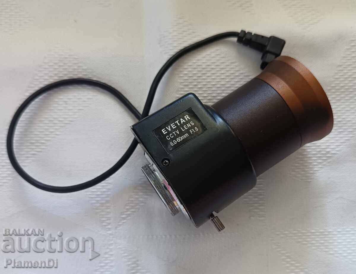 Μεταβλητός φακός για βιντεοεπιτήρηση Evetar CC+V6.0-60mm