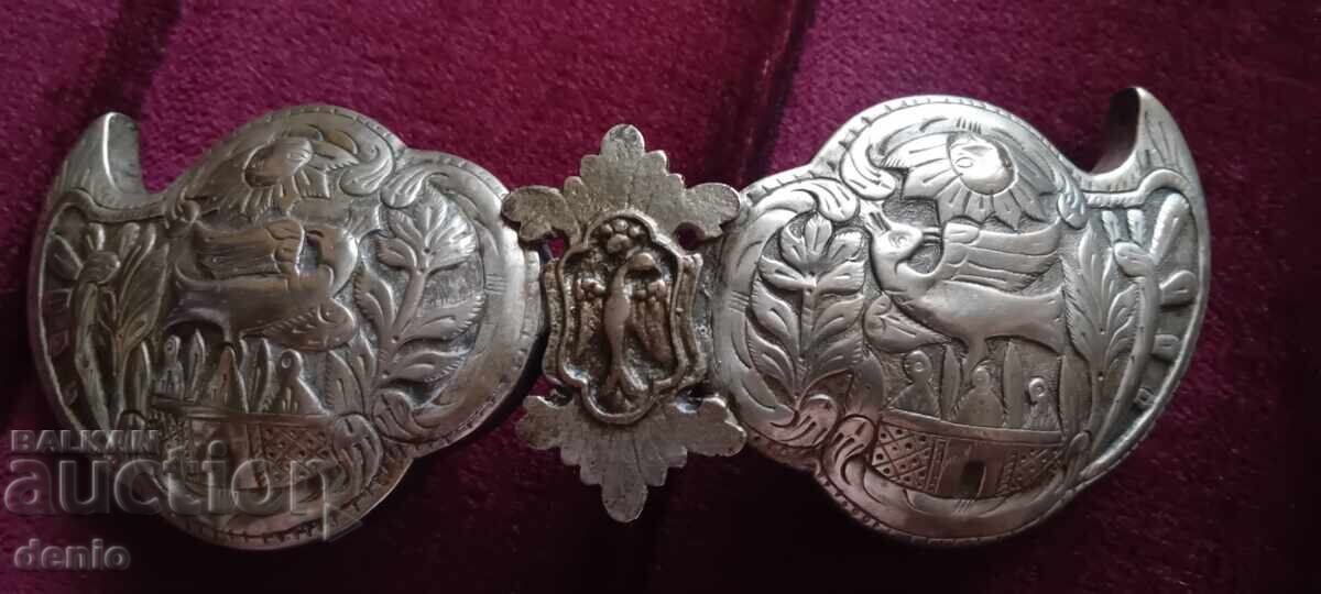 Сребърни пафти, Пазарджик, автентични,църква,слънце
