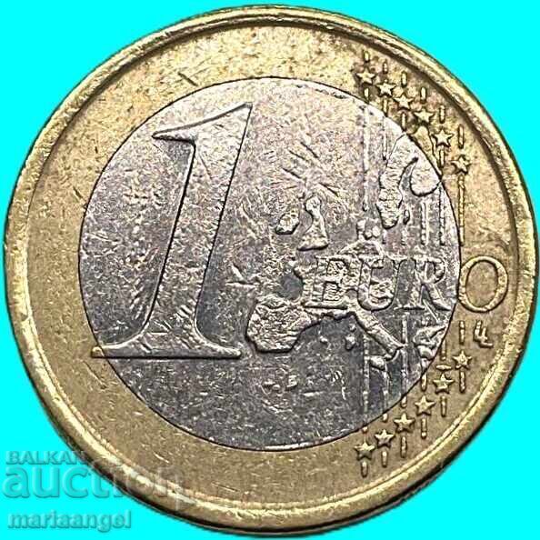 1 евро 2002 Испания с цена € 1.49 | 2.91 лв.