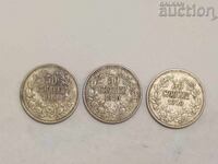 50 stotinki 1910 fără perle