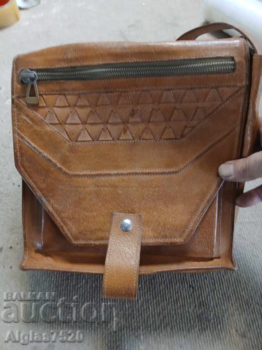 Leather bag made of genuine leather - 6