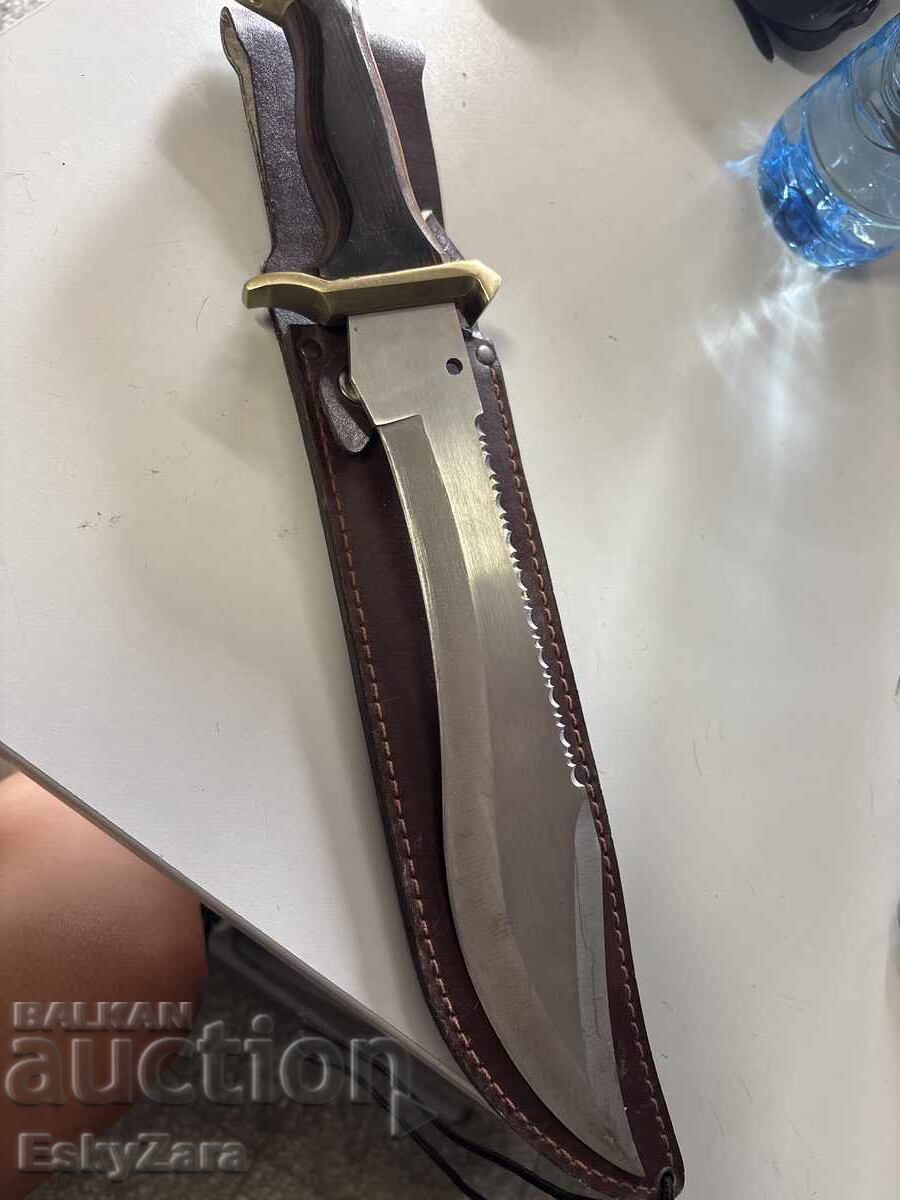 Μεγάλο κυνηγετικό μαχαίρι C. Jul. HERBERTZ Ranger-Messer (440A) με θήκη - 5