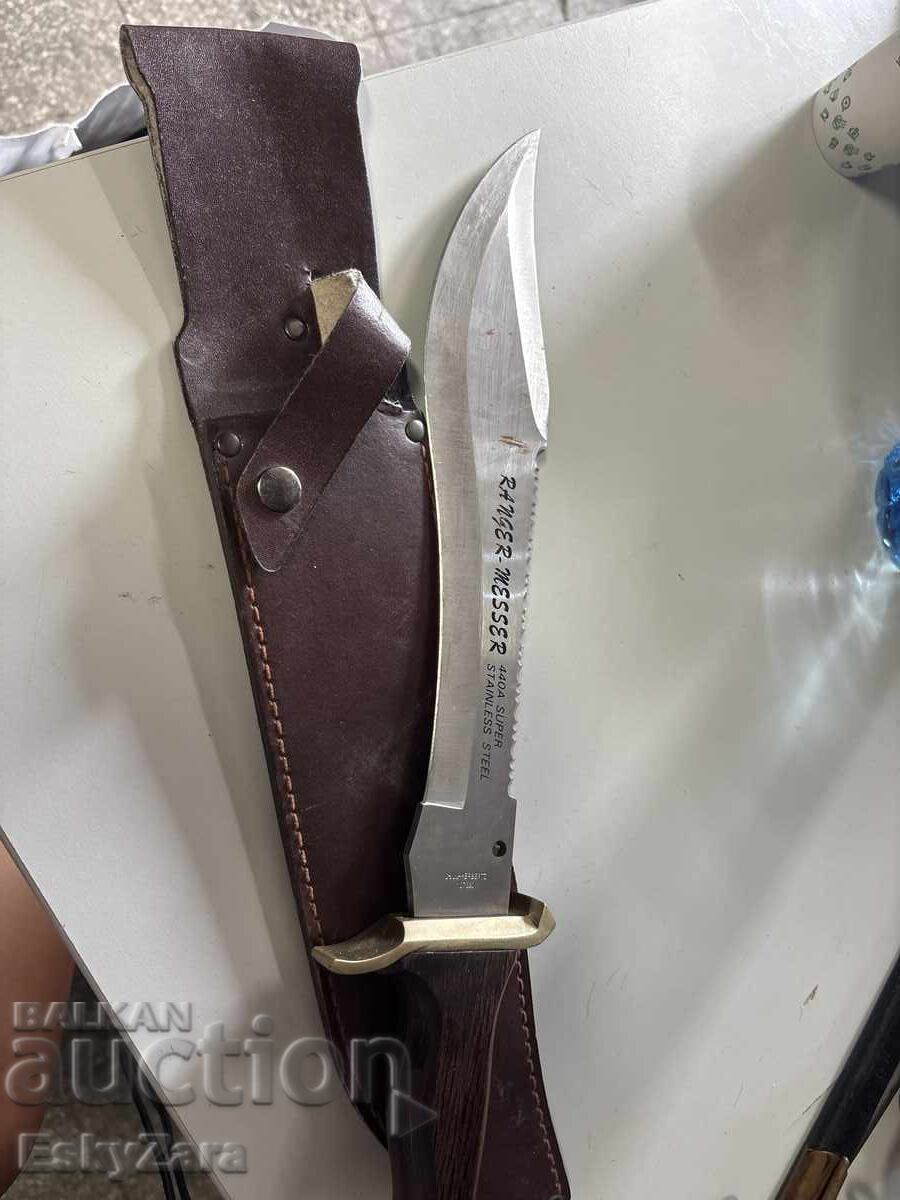 Μεγάλο κυνηγετικό μαχαίρι C. Jul. HERBERTZ Ranger-Messer (440A) με θήκη