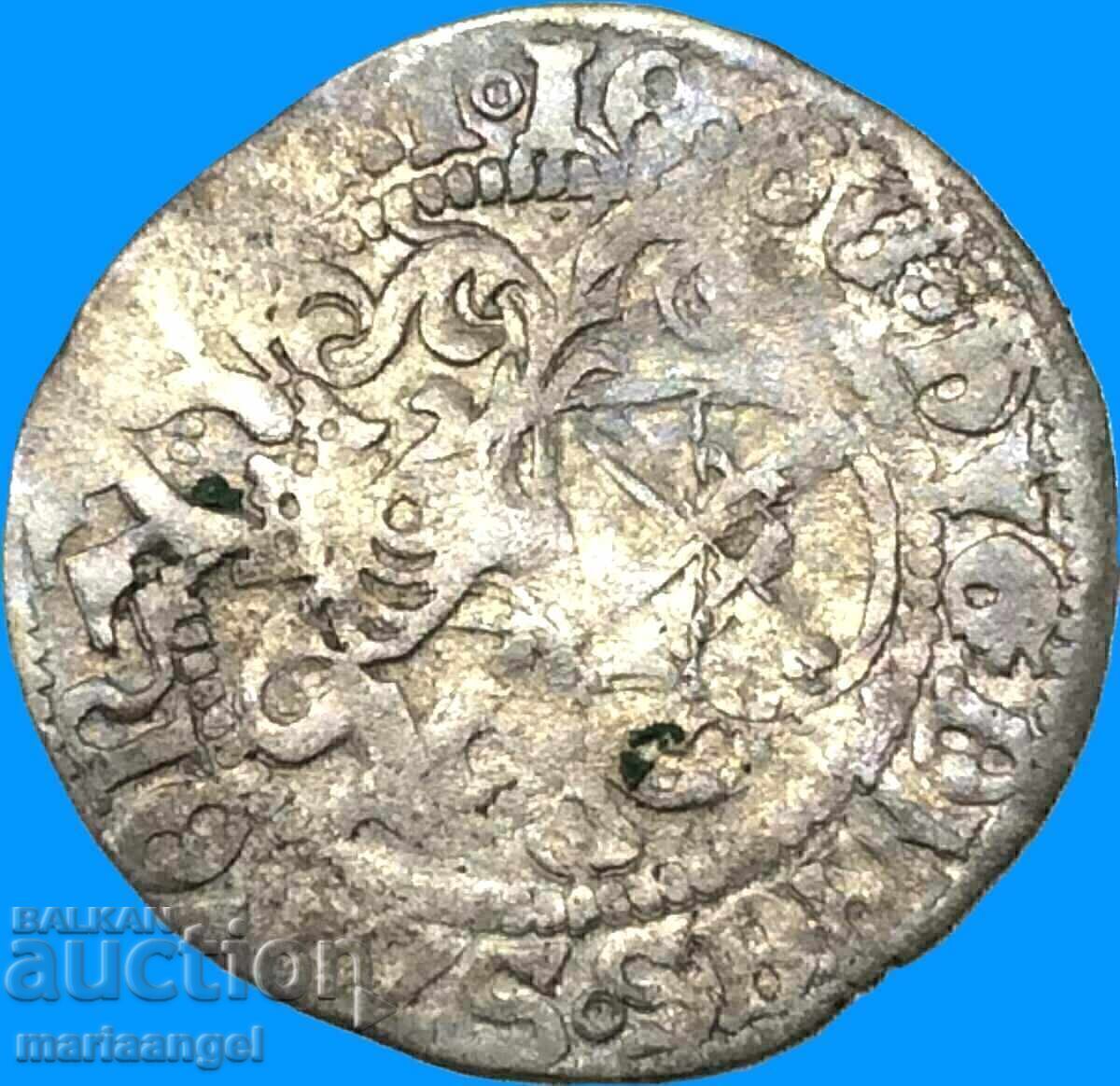 Доставка на Германия 1 грош Саксония Фридрих III 26,5мм сребро - рядка