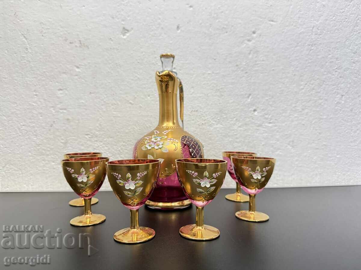 Луксозен сервиз за аператив - Бохемия / Bohemia. №8211 с цена € 165.00 | 322.71 лв.