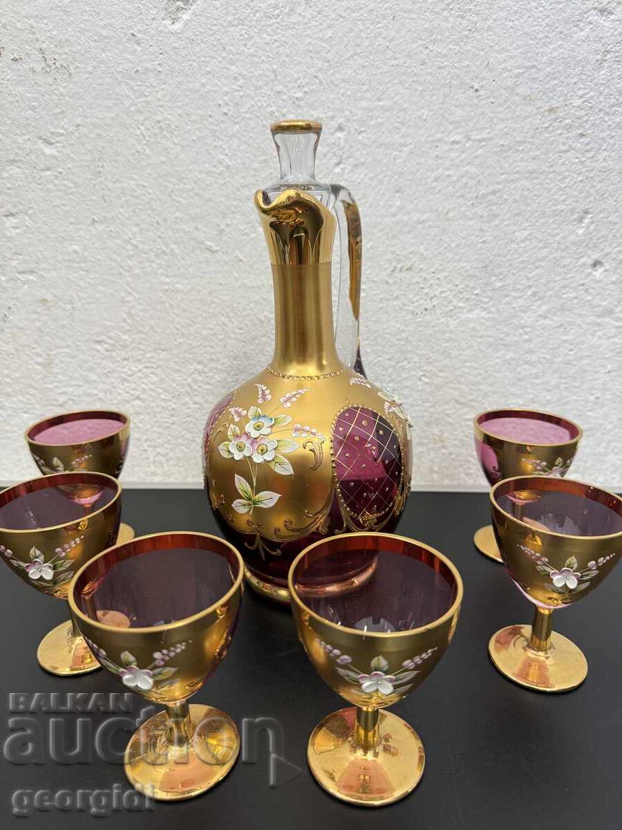 Аукцион Луксозен сервиз за аператив - Бохемия / Bohemia. №8211