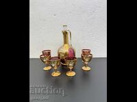 Set luxos pentru aperitiv - Bohemia. Nr. 8211