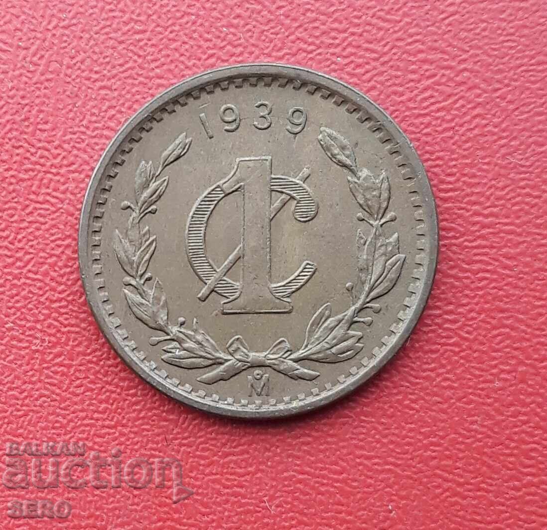 Mexic-1 centavo 1939-bine păstrată