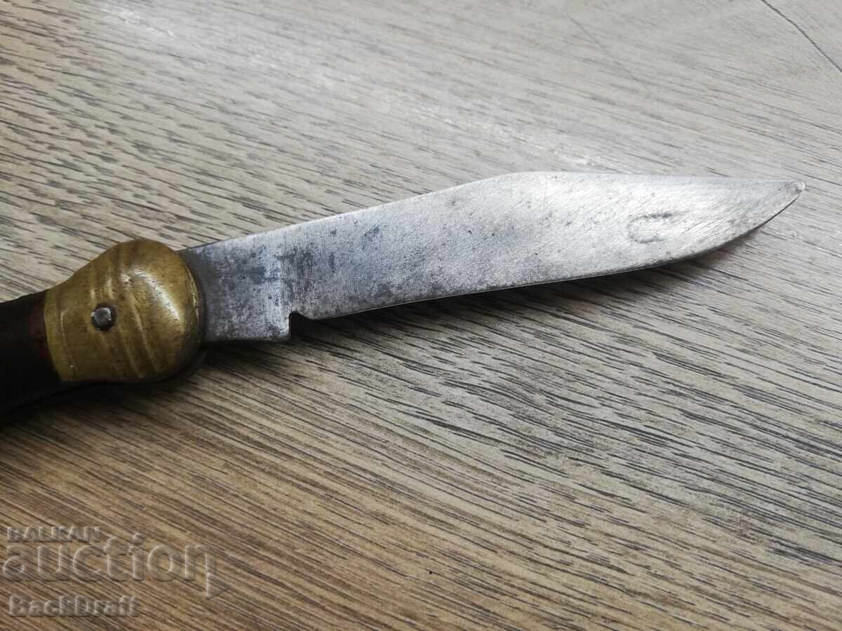 Старо джобно ножче,нож дамско краче ТПК "Г.Димитров" Шипка - 5