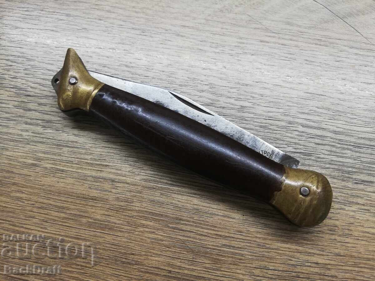 Старо джобно ножче,нож дамско краче ТПК "Г.Димитров" Шипка - 7