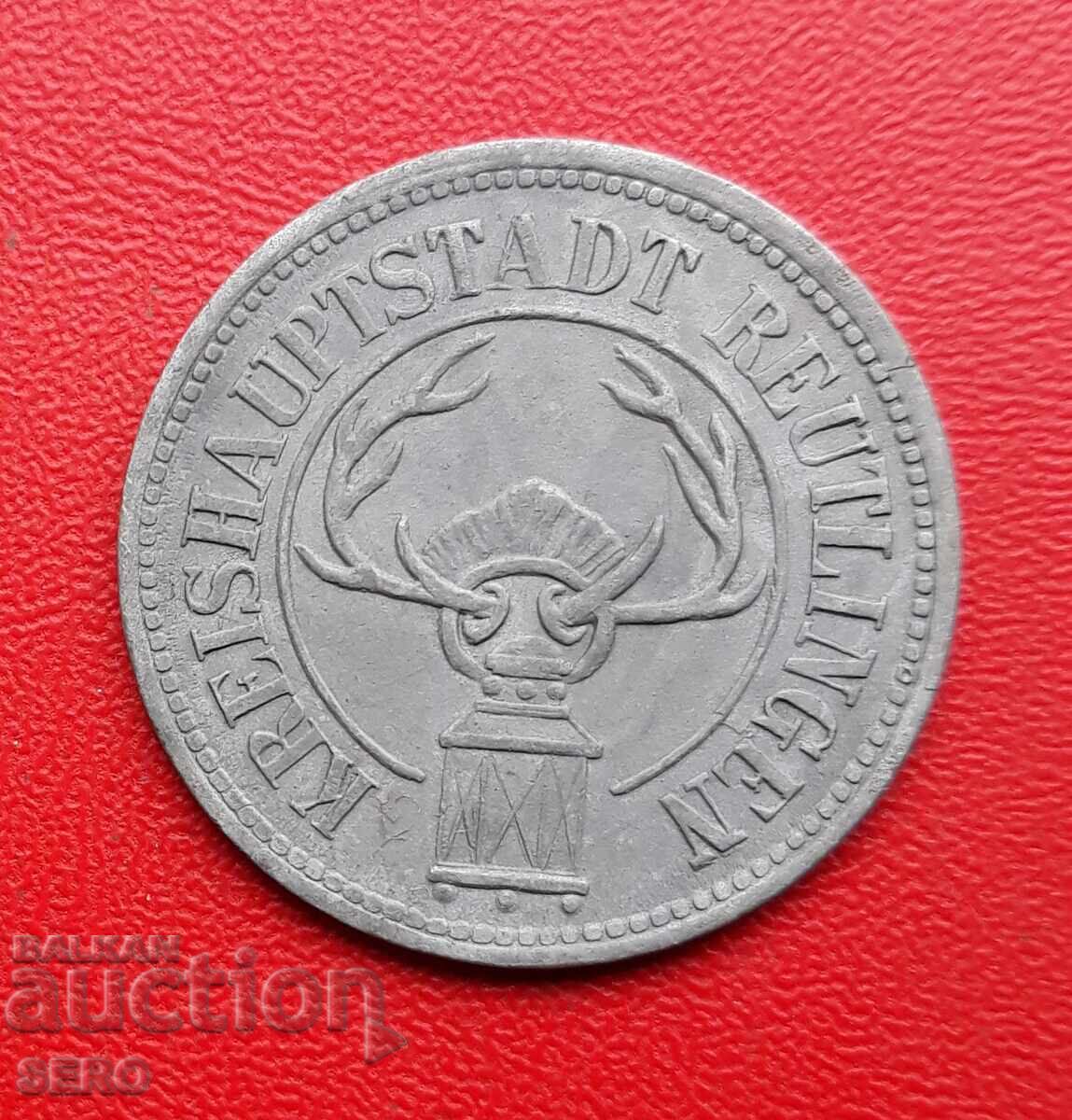 Германия-Баден-Вюртенберг-Ройтлинген-50 пфенига 1918 с цена € 5.00 | 9.78 лв.