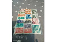 POSTAGE STAMPS - PR BULGARIA - 16 PCS. - 0.5 EUR