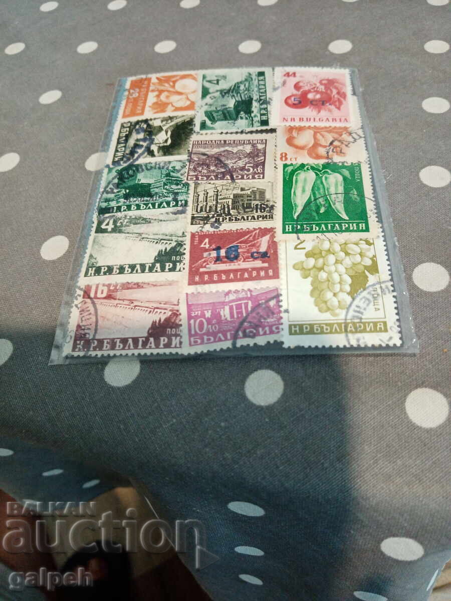 POSTAGE STAMPS - PR BULGARIA - 14 PCS. - 0.45 EUR POSTAGE STAMPS - PR BULGARIA - 14 PCS. - 0.45 EUR