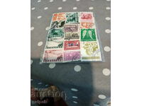 POSTAGE STAMPS - PR BULGARIA - 14 PCS. - 0.45 EUR