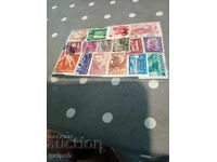 POSTAGE STAMPS - PR BULGARIA - 16 PCS. - 0.5 EUR