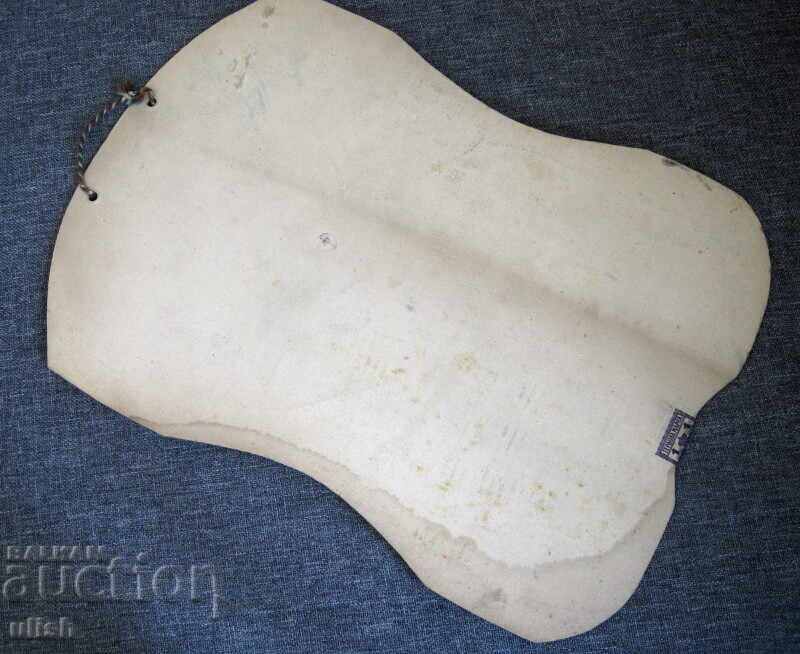 Auction Komandarev English wool fabrics advertising sign Auction Komandarev English wool fabrics advertising sign