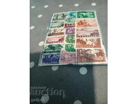 POSTAGE STAMPS - PR BULGARIA - 18 PCS. - 0.5 EURO