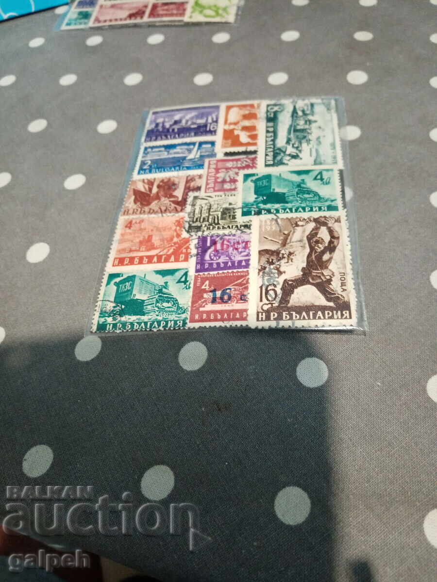 POSTAGE STAMPS - PR BULGARIA - 13 PCS. - 0.4 EUR POSTAGE STAMPS - PR BULGARIA - 13 PCS. - 0.4 EUR