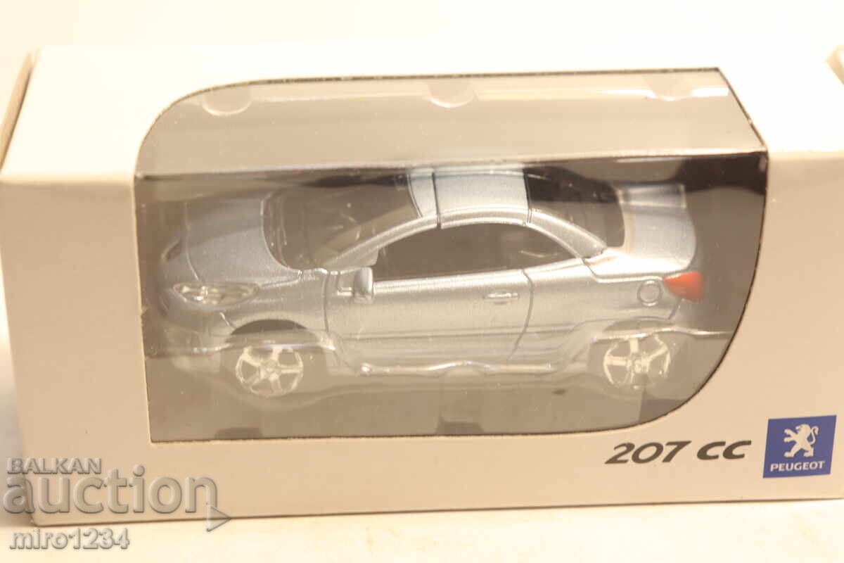 1/64  NOREV   PEUGEOT  207   CC  КОЛИЧКА  ИГРАЧКА    МОДЕЛ с цена € 0.01 | 0.02 лв.