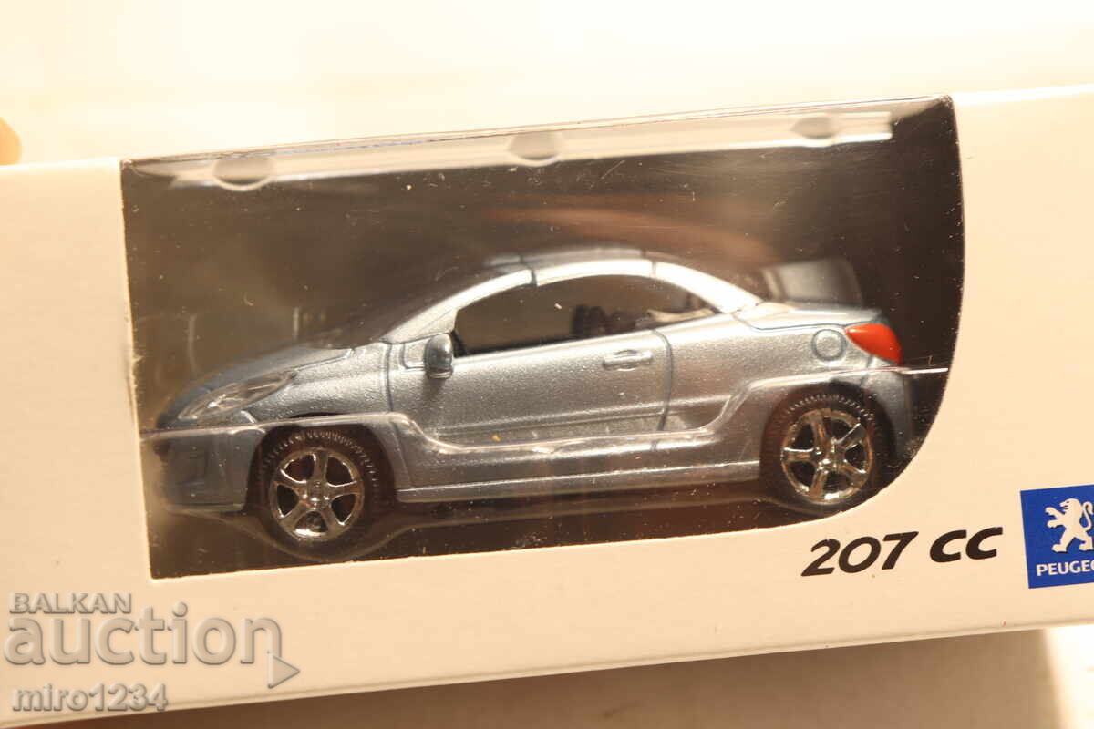 Аукцион 1/64  NOREV   PEUGEOT  207   CC  КОЛИЧКА  ИГРАЧКА    МОДЕЛ