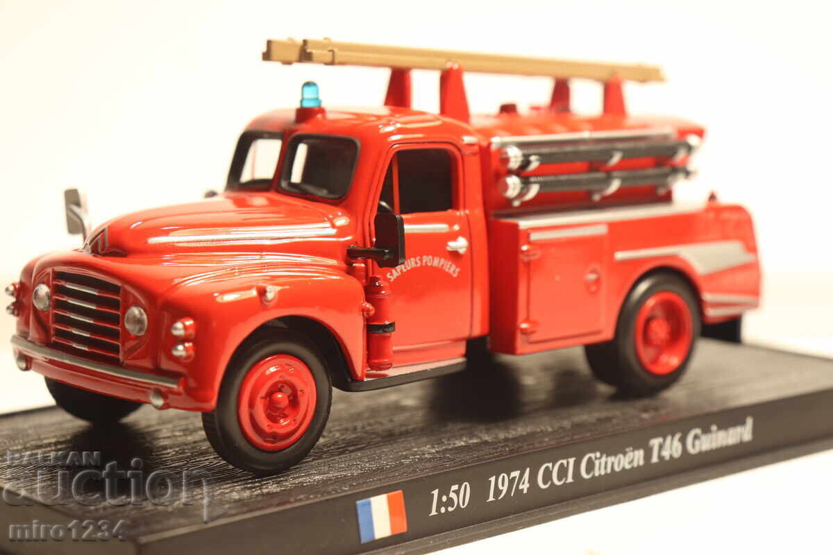 MODEL MAȘINUȚĂ POMPIERI CITROEN 1/50 - 6