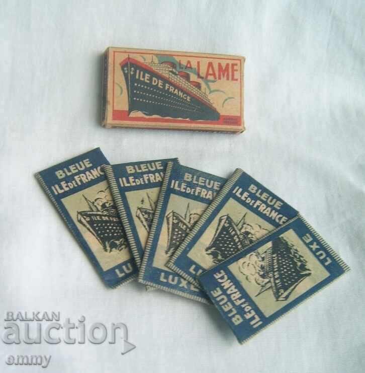 France shaving blades - 5 pieces, new, in a box