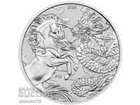 Silver 1 oz Dragon and Horse 2026