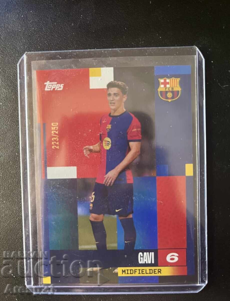 Topps Gavi /250 Μπαρτσελόνα - Gavi /250 Barcelona Topps Gavi /250 Μπαρτσελόνα - Gavi /250 Barcelona