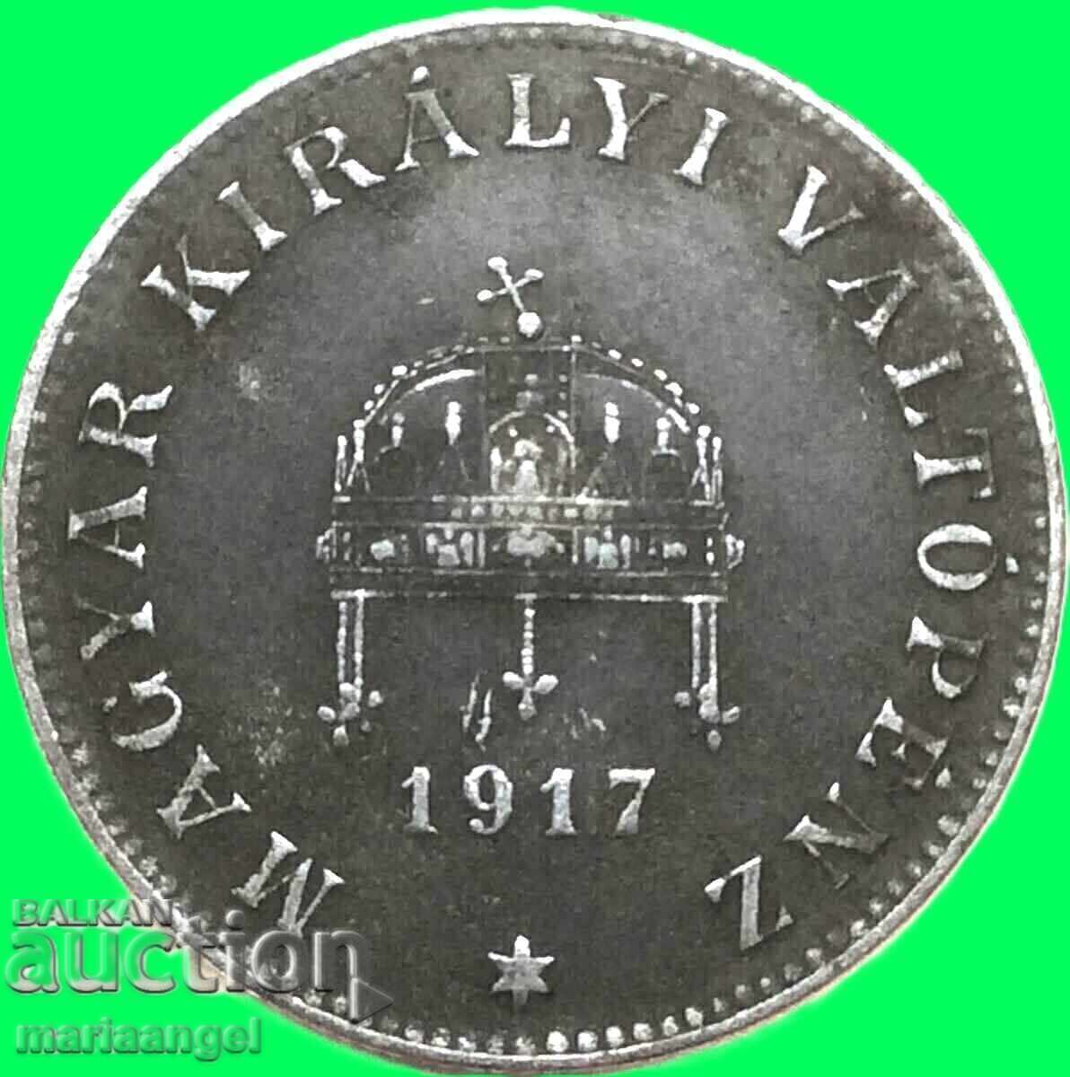 Auction Hungary 20 fillers 1917 Auction Hungary 20 fillers 1917