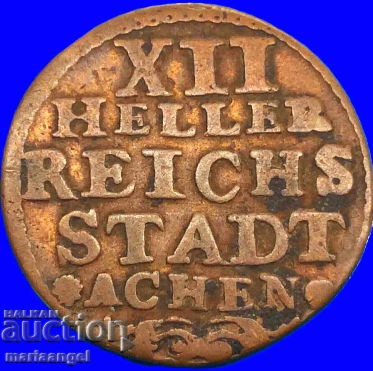 Germania Aachen 1759 12 Heller - 6