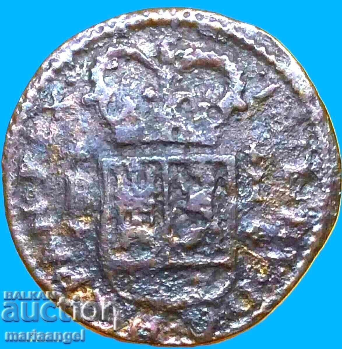 Доставка на Испания 1 мараведи 1720 Сеговия - рядка година