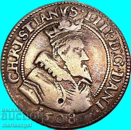Denmark 8 Skilling 1608 Christian VIII Silver with price 118.90 €