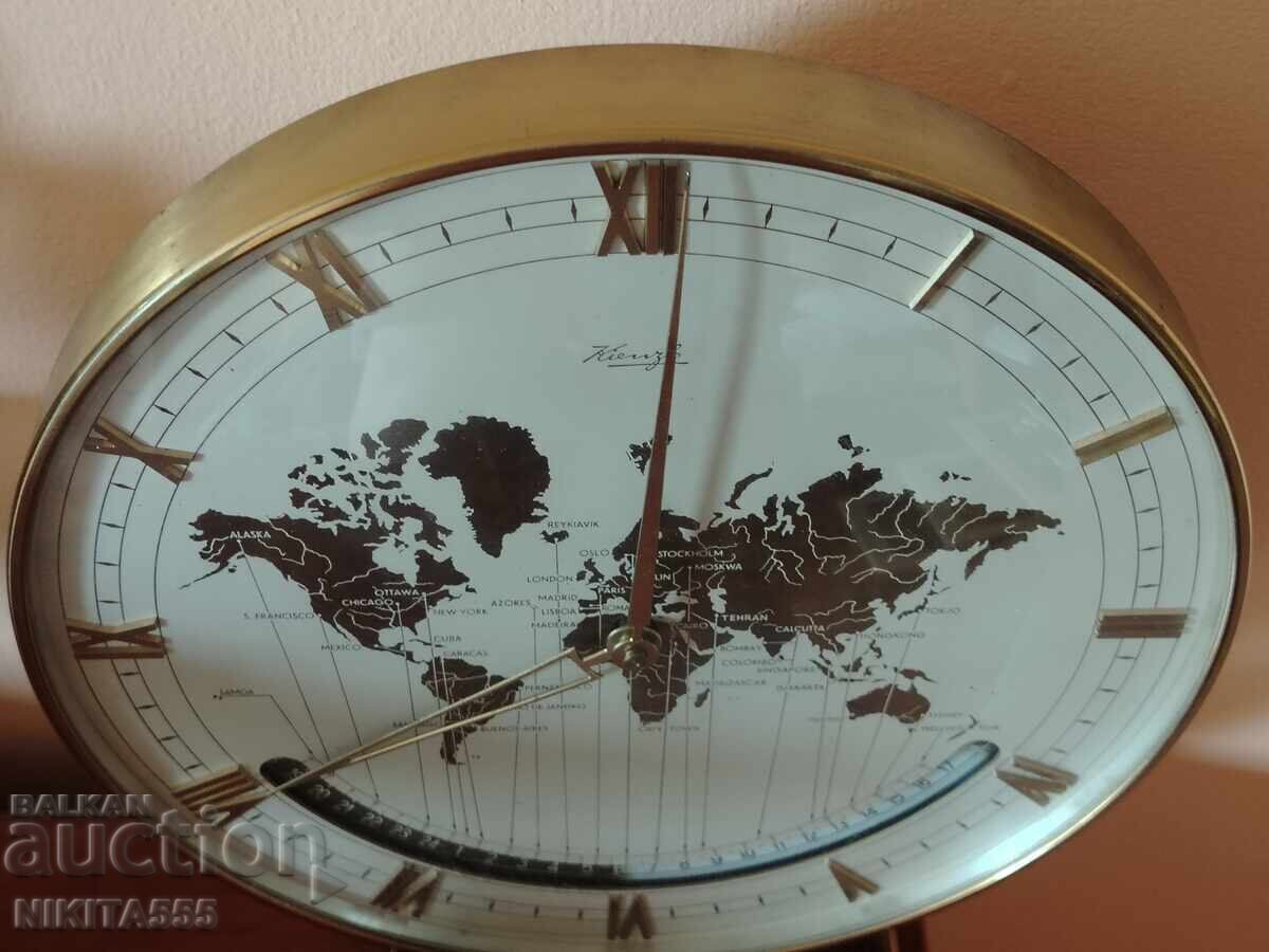 Доставка на Рядък механичен часовник Kienzle от месинг,50-те год. нa XXв Доставка на Рядък механичен часовник Kienzle от месинг,50-те год. нa XXв