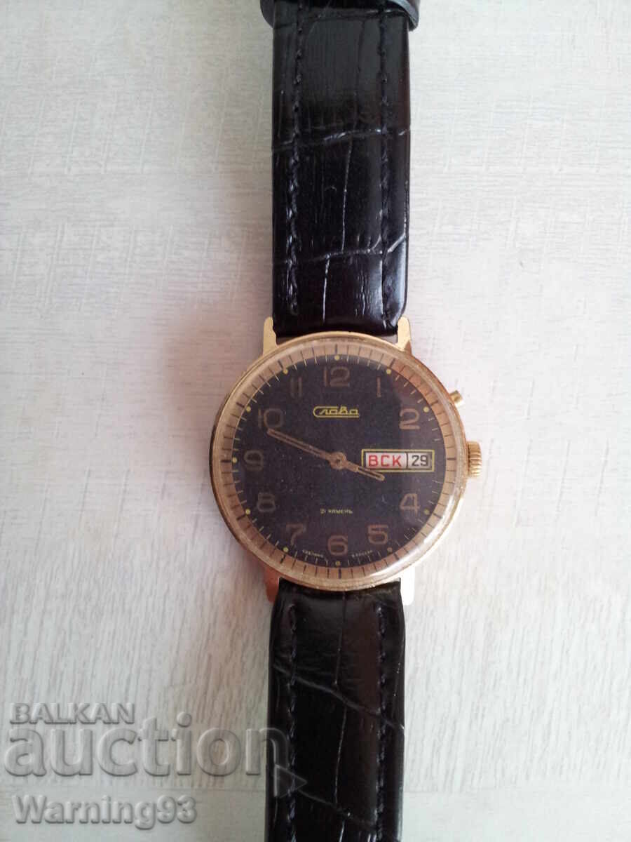 Auction  Men's wristwatch - SLAVA 21 jewels