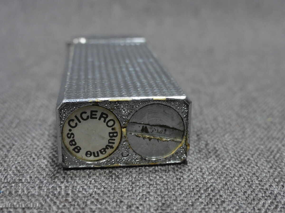 OLD RETRO GAS LIGHTER CICERO BUTANE GAS - 5