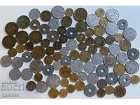 Colecție de monede franceze (1920-1998) - 90 buc
