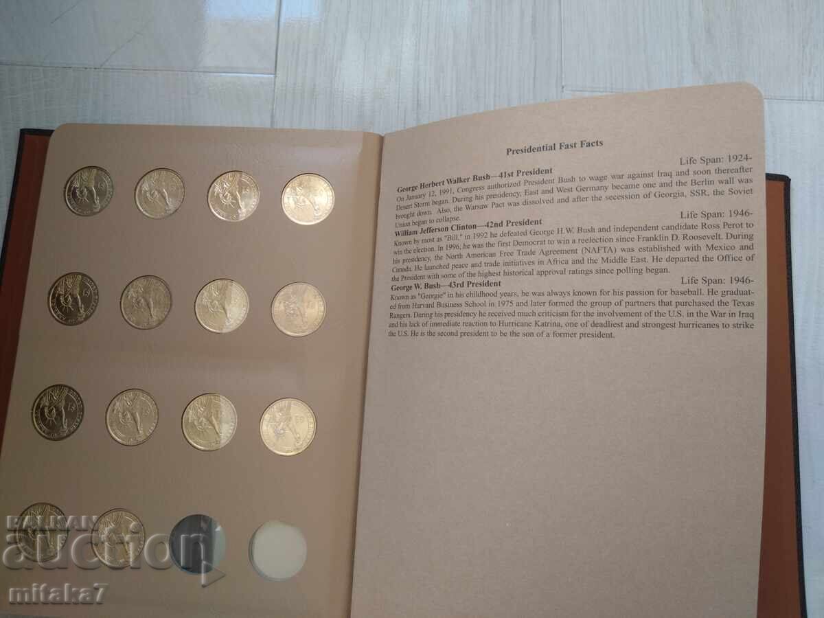 Album pentru monede de 1 dolar prezidențiale, SUA - 12 Album pentru monede de 1 dolar prezidențiale, SUA - 12