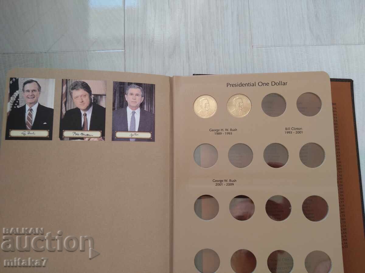 Album pentru monede de 1 dolar prezidențiale, SUA - 13 Album pentru monede de 1 dolar prezidențiale, SUA - 13