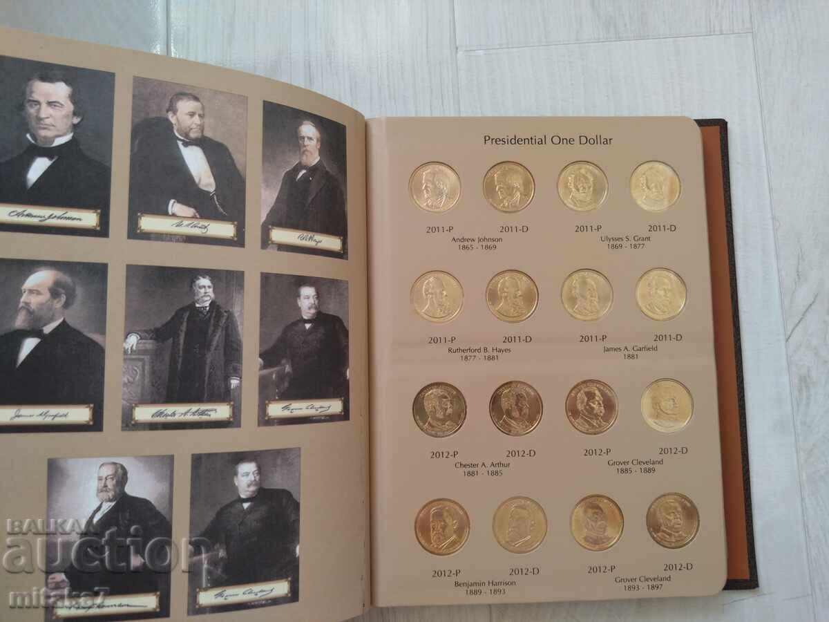Presidential $1 Coin Album, USA - 7
