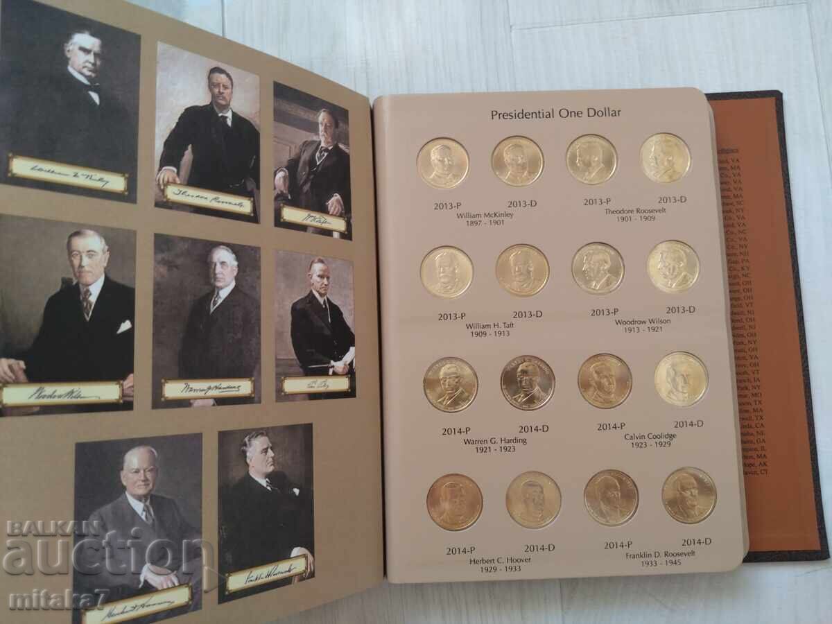 Album pentru monede de 1 dolar prezidențiale, SUA - 9 Album pentru monede de 1 dolar prezidențiale, SUA - 9
