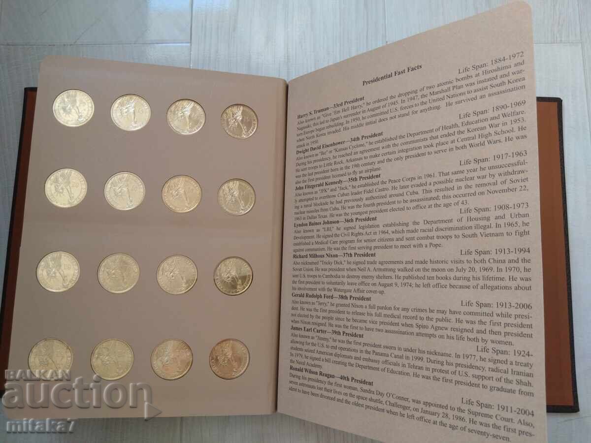 Album pentru monede de 1 dolar prezidențiale, SUA - 10 Album pentru monede de 1 dolar prezidențiale, SUA - 10