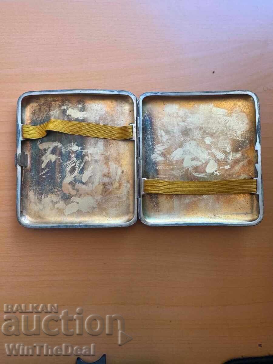 Auction  Silver German cigarette case