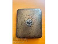 Silver German cigarette case