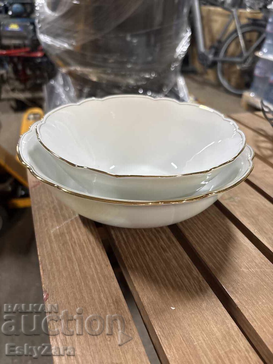 Delivery of 2 pcs. porcelain bowls Seltmann Weiden Bavaria