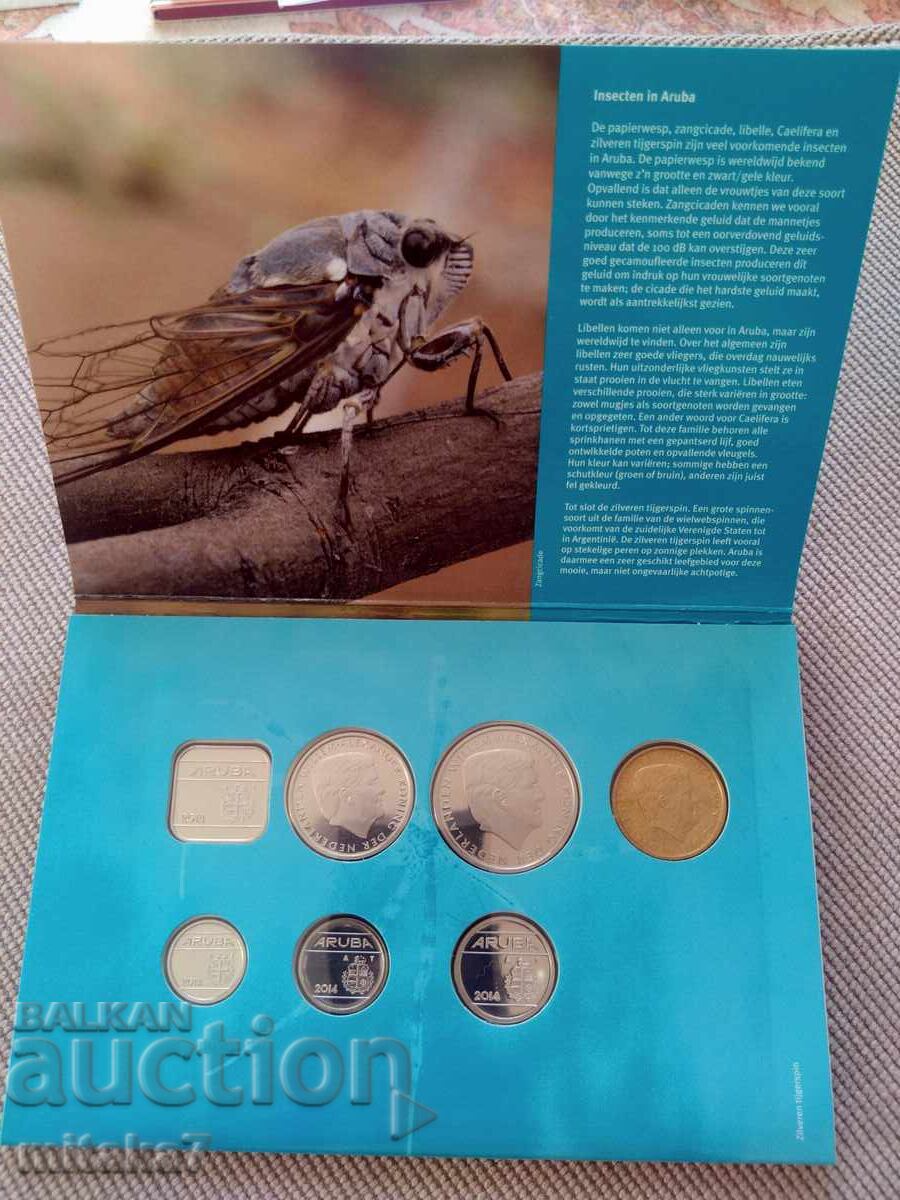 Licitație Set monede 2014, Aruba Licitație Set monede 2014, Aruba